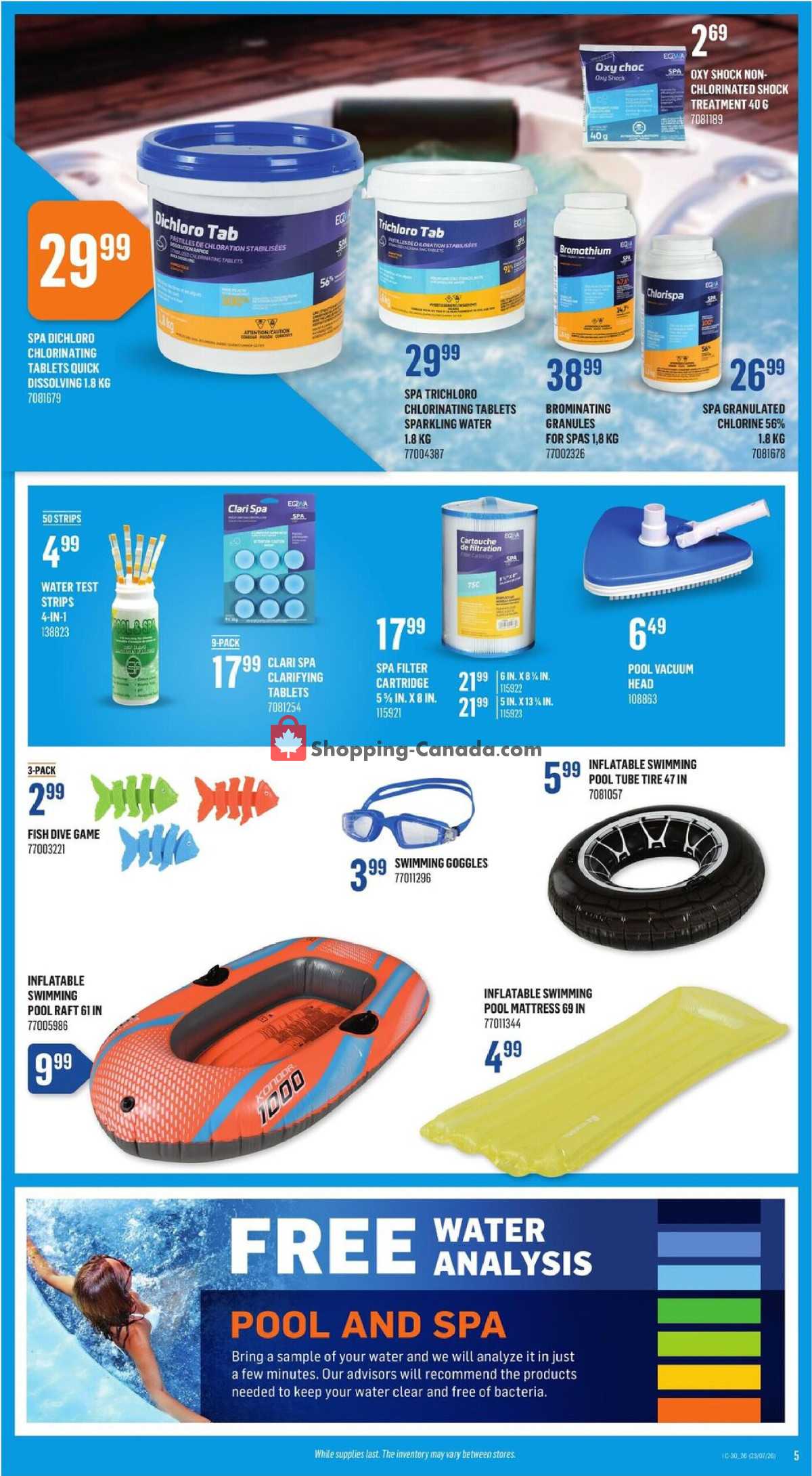 Canac flyer from Thursday July 23, 2026 to Wednesday July 29, 2026 - page 5