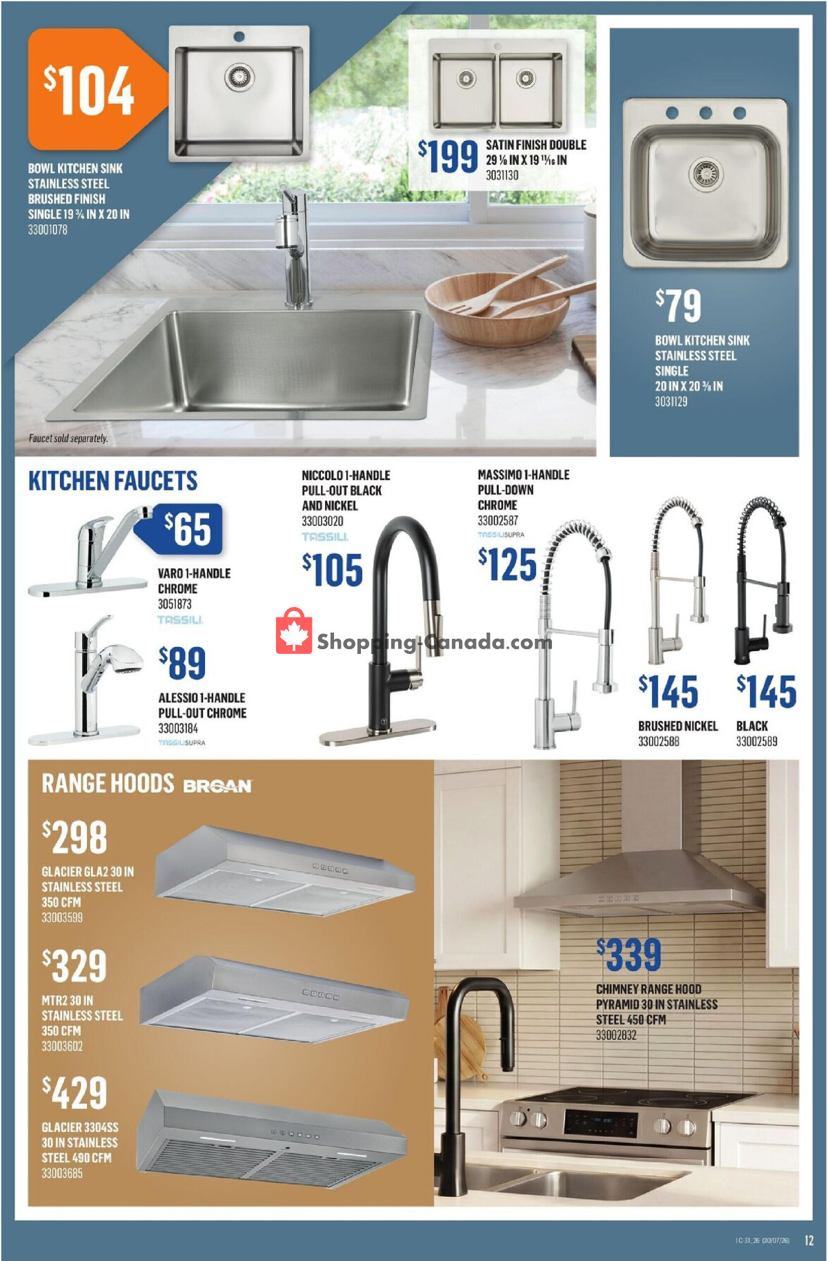 Canac flyer from Thursday July 30, 2026 to Wednesday August 5, 2026 - page 12