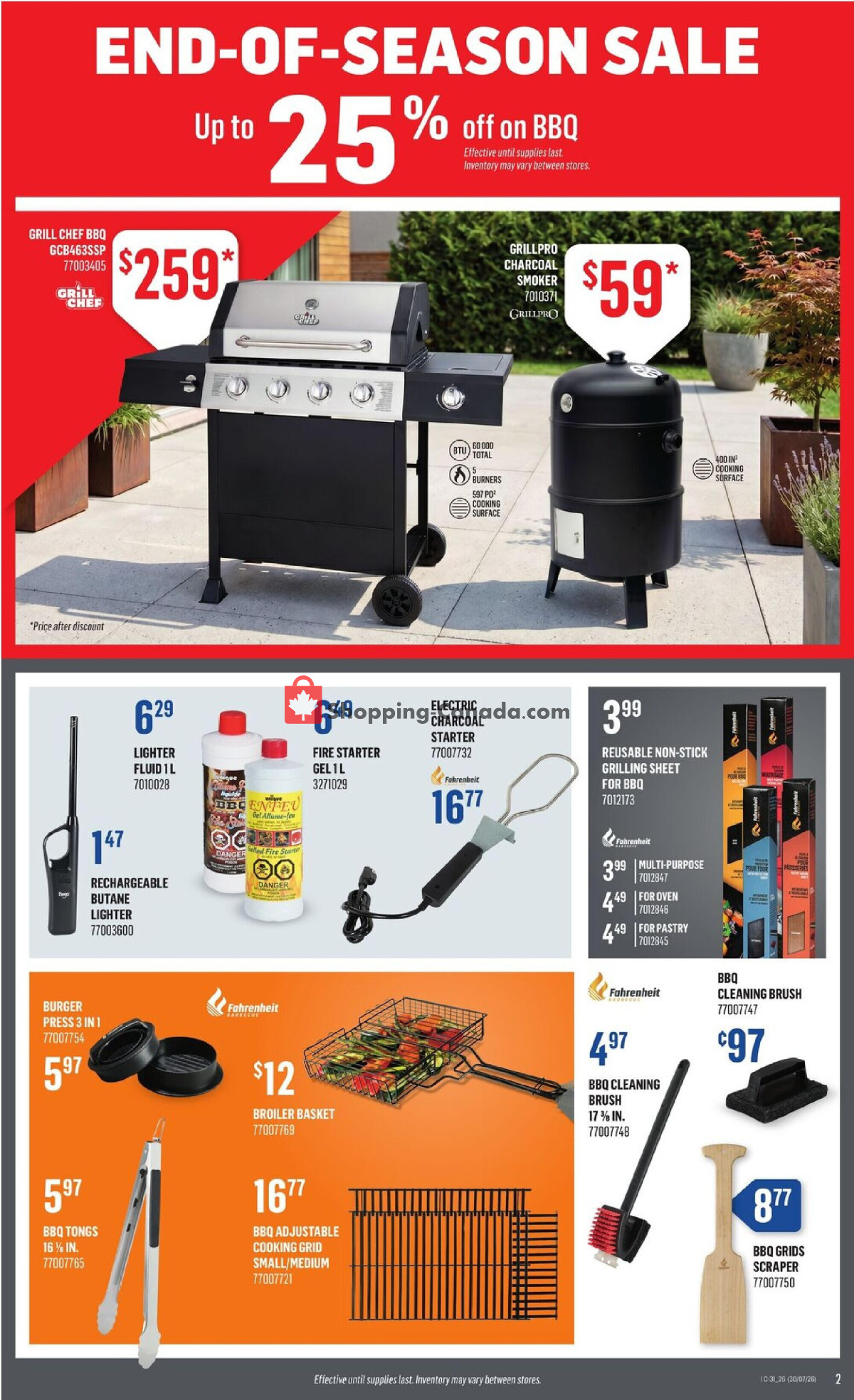 Canac flyer from Thursday July 30, 2026 to Wednesday August 5, 2026 - page 2