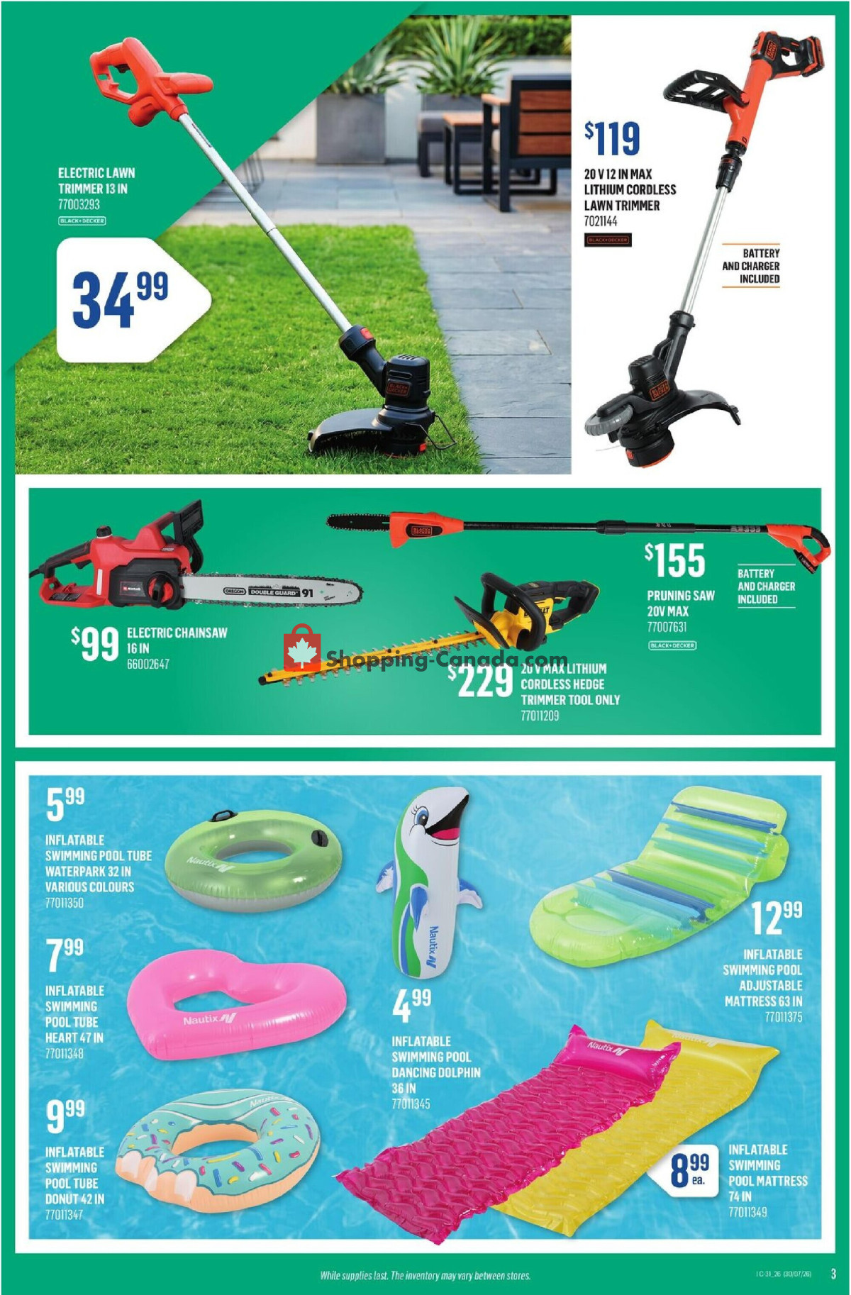 Canac flyer from Thursday July 30, 2026 to Wednesday August 5, 2026 - page 3