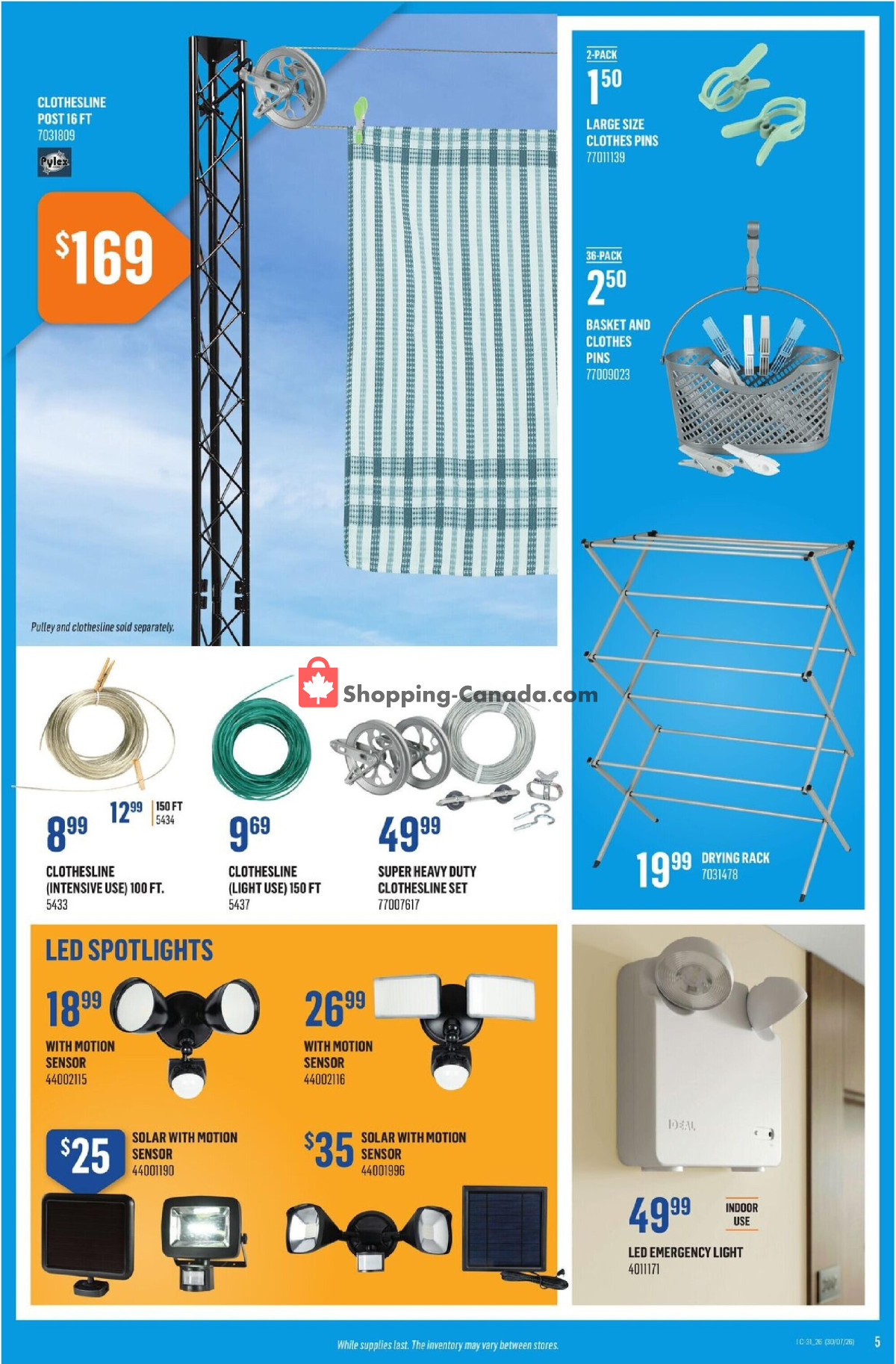 Canac flyer from Thursday July 30, 2026 to Wednesday August 5, 2026 - page 5