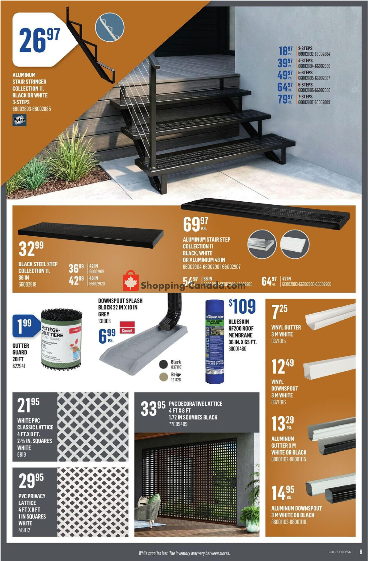 Canac flyer from Thursday July 30, 2026 to Wednesday August 5, 2026 - page 6