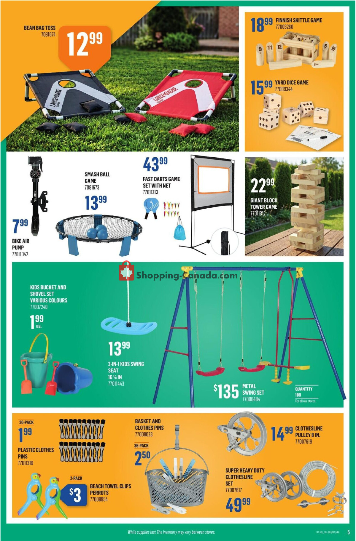 Canac flyer from Thursday July 9, 2026 to Wednesday July 15, 2026 - page 5