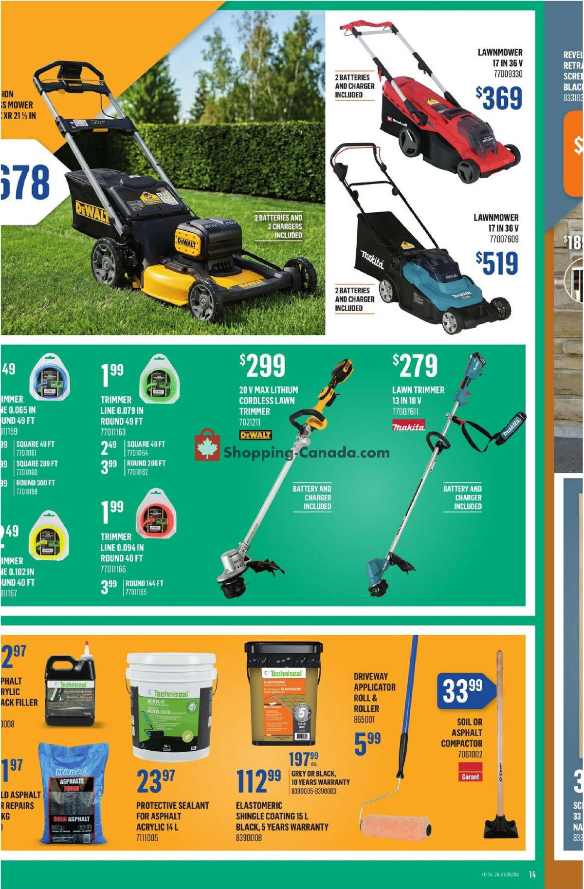 Canac flyer from Thursday June 11, 2026 to Wednesday June 17, 2026 - page 17