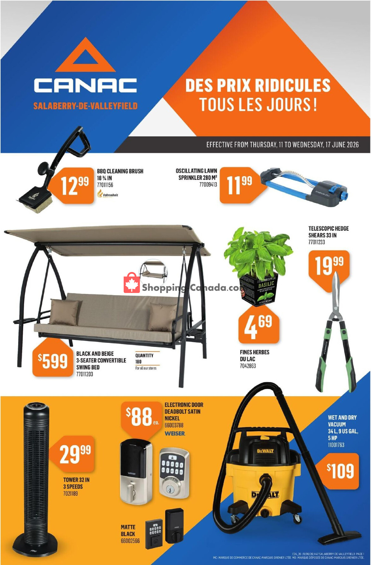 Canac flyer from Thursday June 11, 2026 to Wednesday June 17, 2026 - page 3