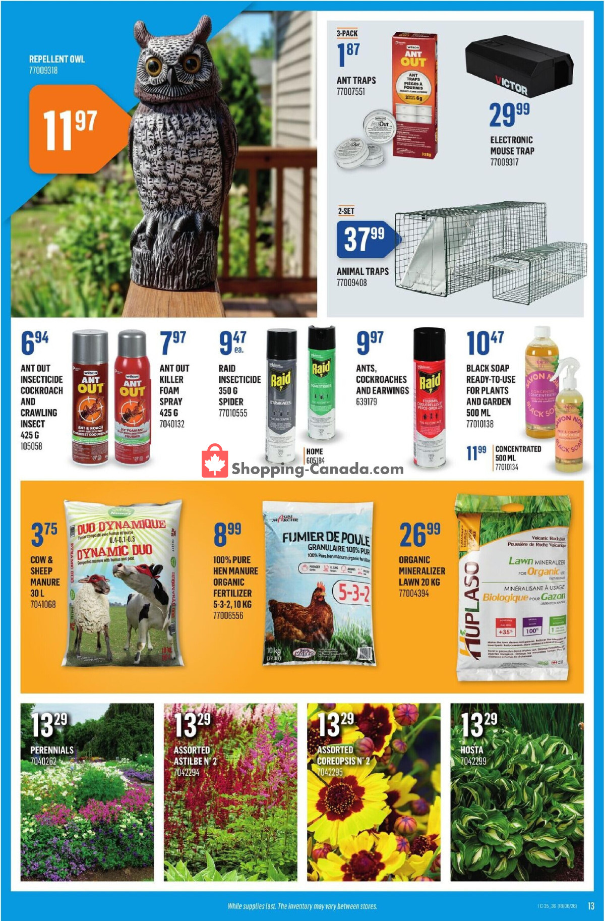 Canac flyer from Thursday June 18, 2026 to Wednesday June 24, 2026 - page 13