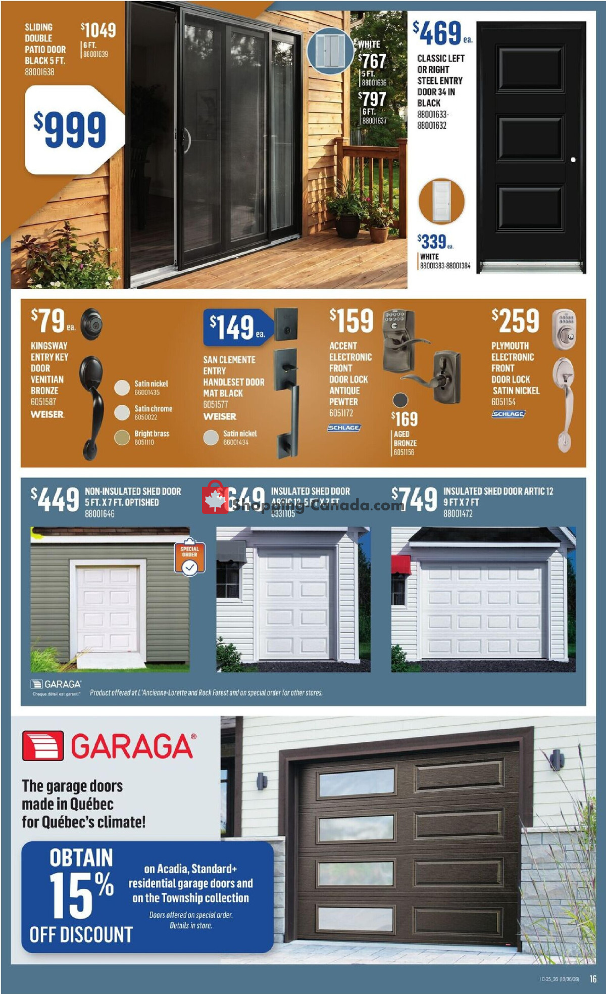 Canac flyer from Thursday June 18, 2026 to Wednesday June 24, 2026 - page 16