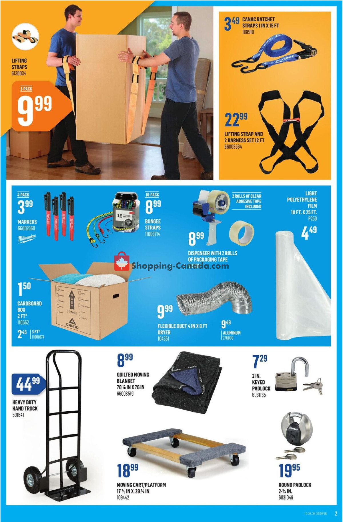 Canac flyer from Thursday June 25, 2026 to Wednesday July 1, 2026 - page 2