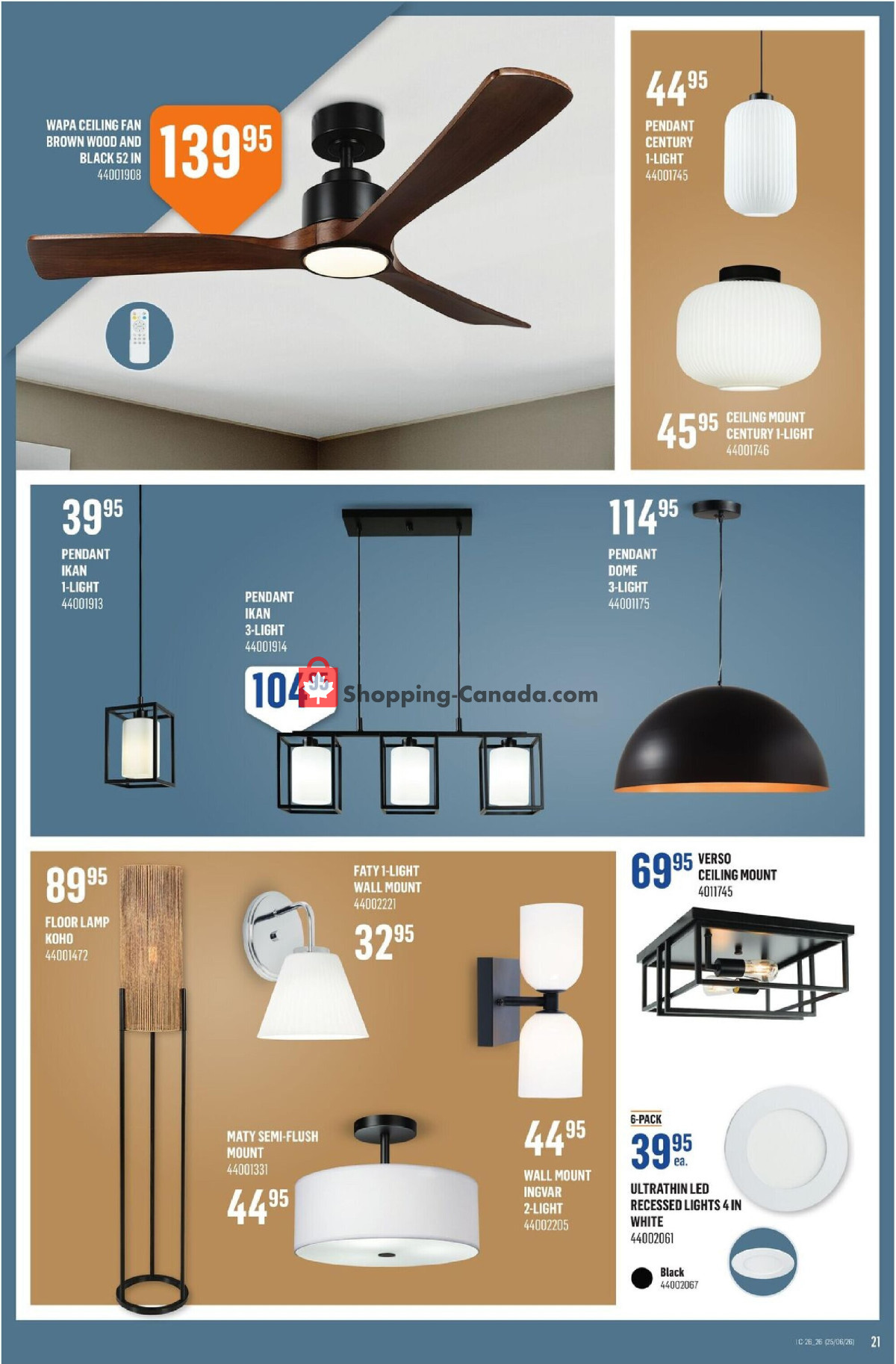 Canac flyer from Thursday June 25, 2026 to Wednesday July 1, 2026 - page 21