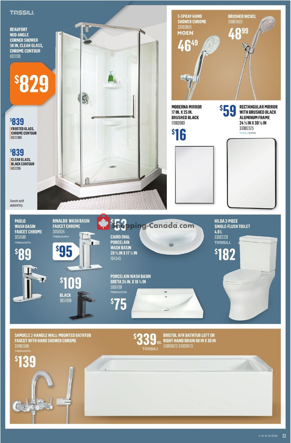 Canac flyer from Thursday June 25, 2026 to Wednesday July 1, 2026 - page 22