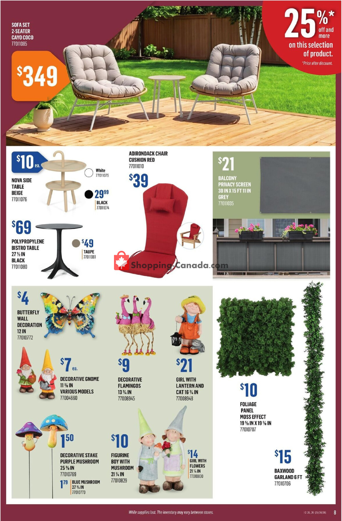Canac flyer from Thursday June 25, 2026 to Wednesday July 1, 2026 - page 8