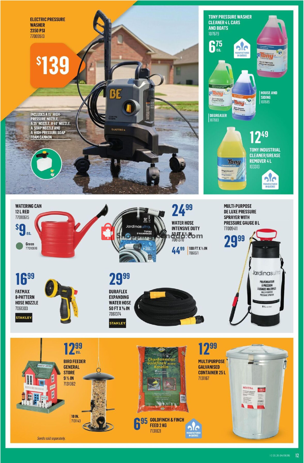 Canac flyer from Thursday June 4, 2026 to Wednesday June 10, 2026 - page 12