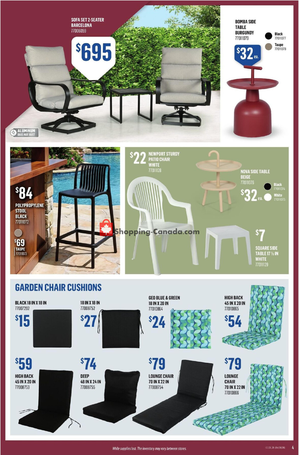 Canac flyer from Thursday June 4, 2026 to Wednesday June 10, 2026 - page 4