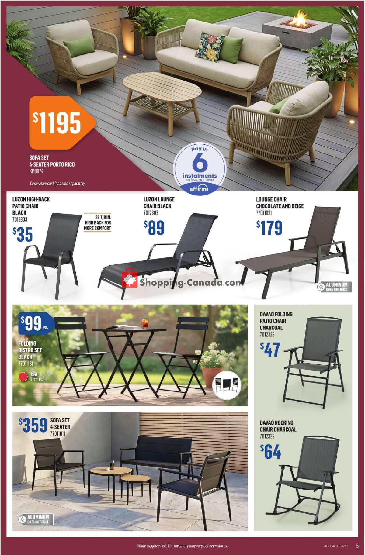 Canac flyer from Thursday June 4, 2026 to Wednesday June 10, 2026 - page 5
