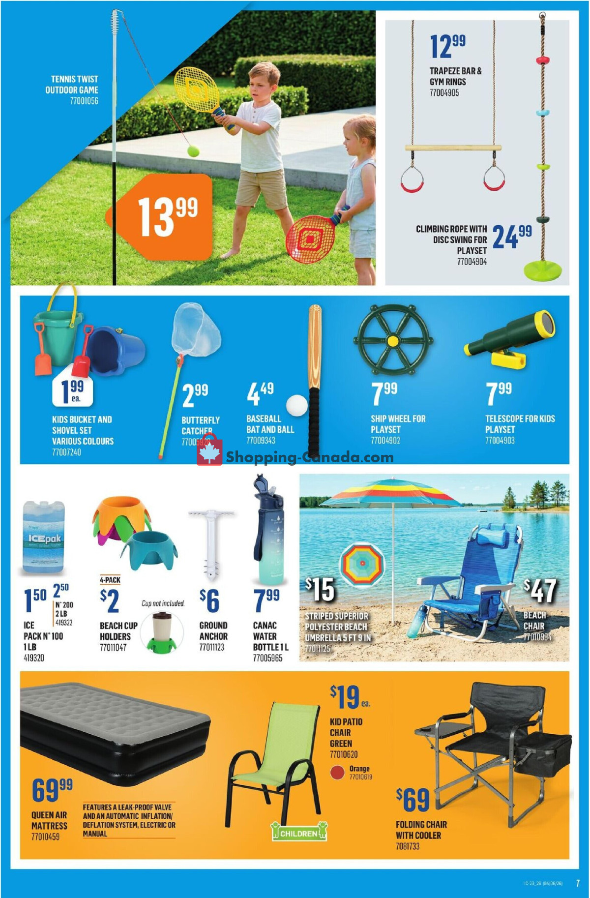 Canac flyer from Thursday June 4, 2026 to Wednesday June 10, 2026 - page 7