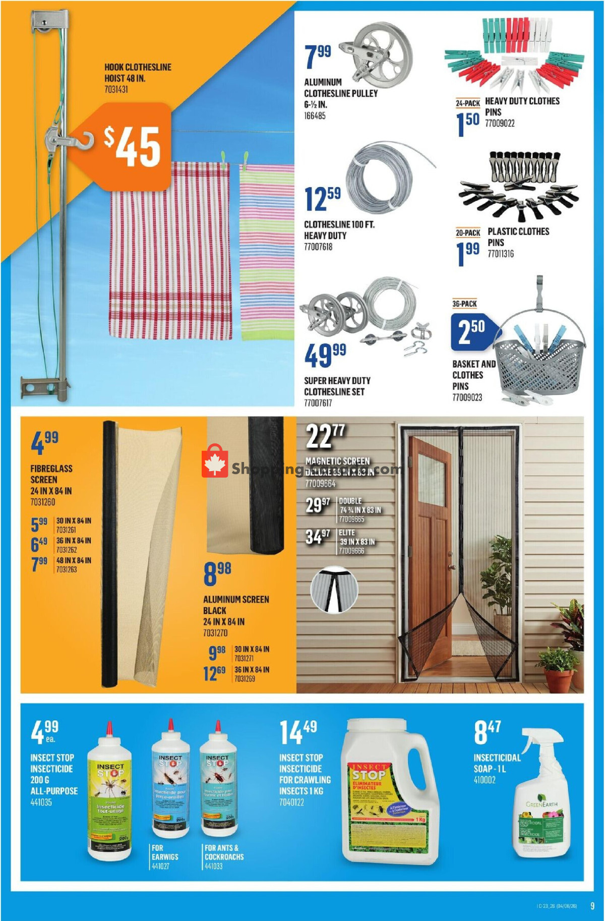 Canac flyer from Thursday June 4, 2026 to Wednesday June 10, 2026 - page 9