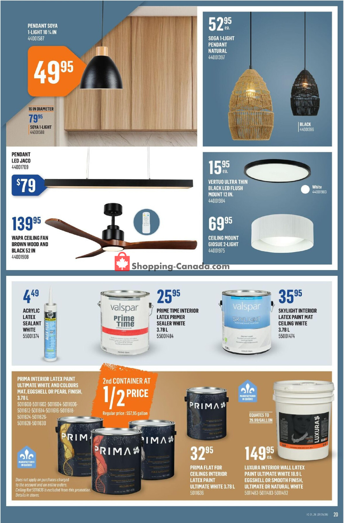 Canac flyer from Thursday May 21, 2026 to Wednesday May 27, 2026 - page 19