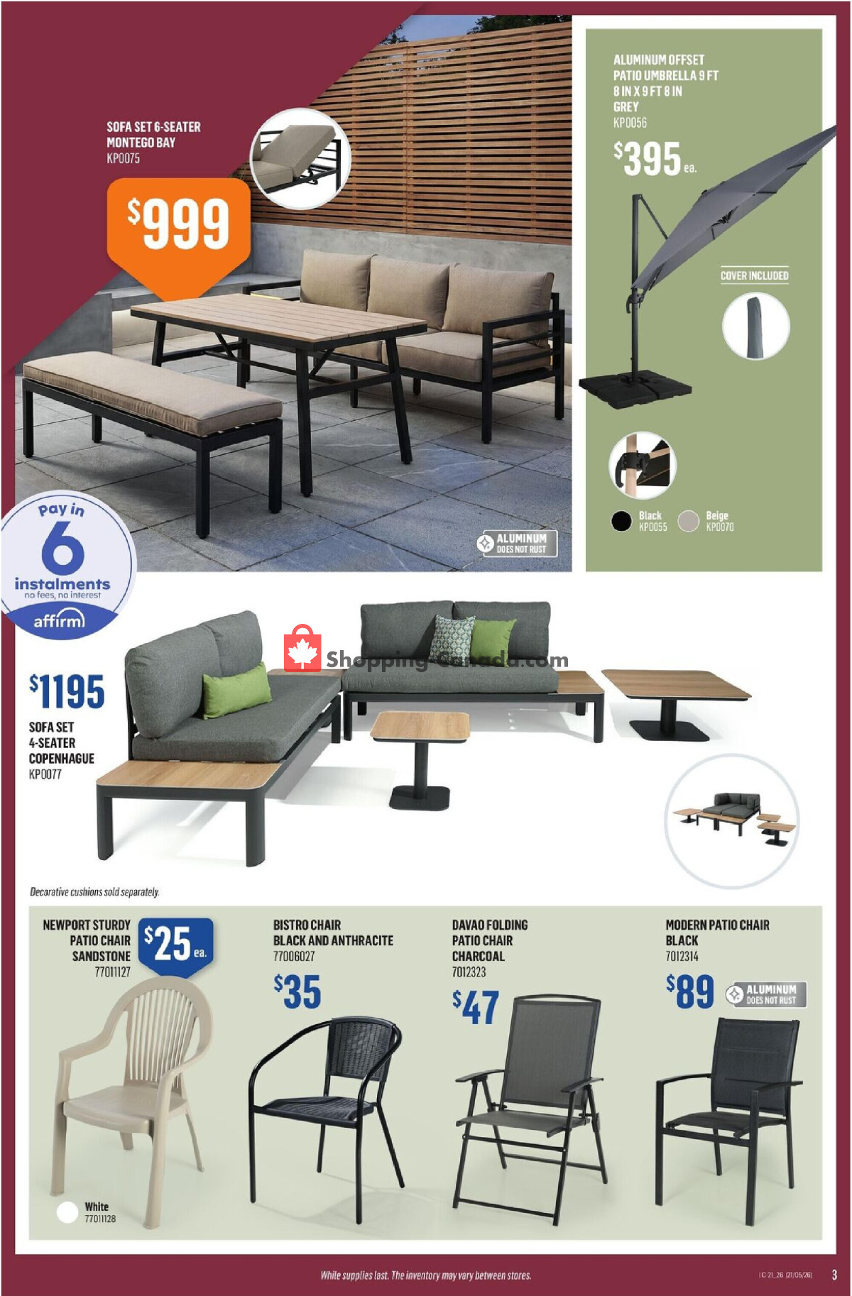 Canac flyer from Thursday May 21, 2026 to Wednesday May 27, 2026 - page 3
