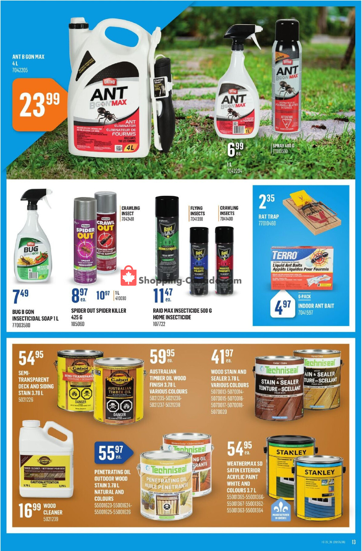 Canac flyer from Thursday May 28, 2026 to Wednesday June 3, 2026 - page 13