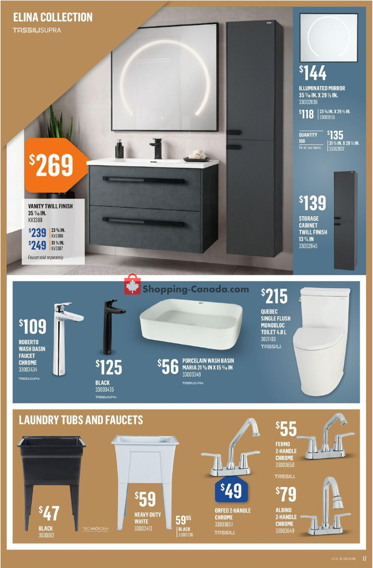 Canac flyer from Thursday May 28, 2026 to Wednesday June 3, 2026 - page 17
