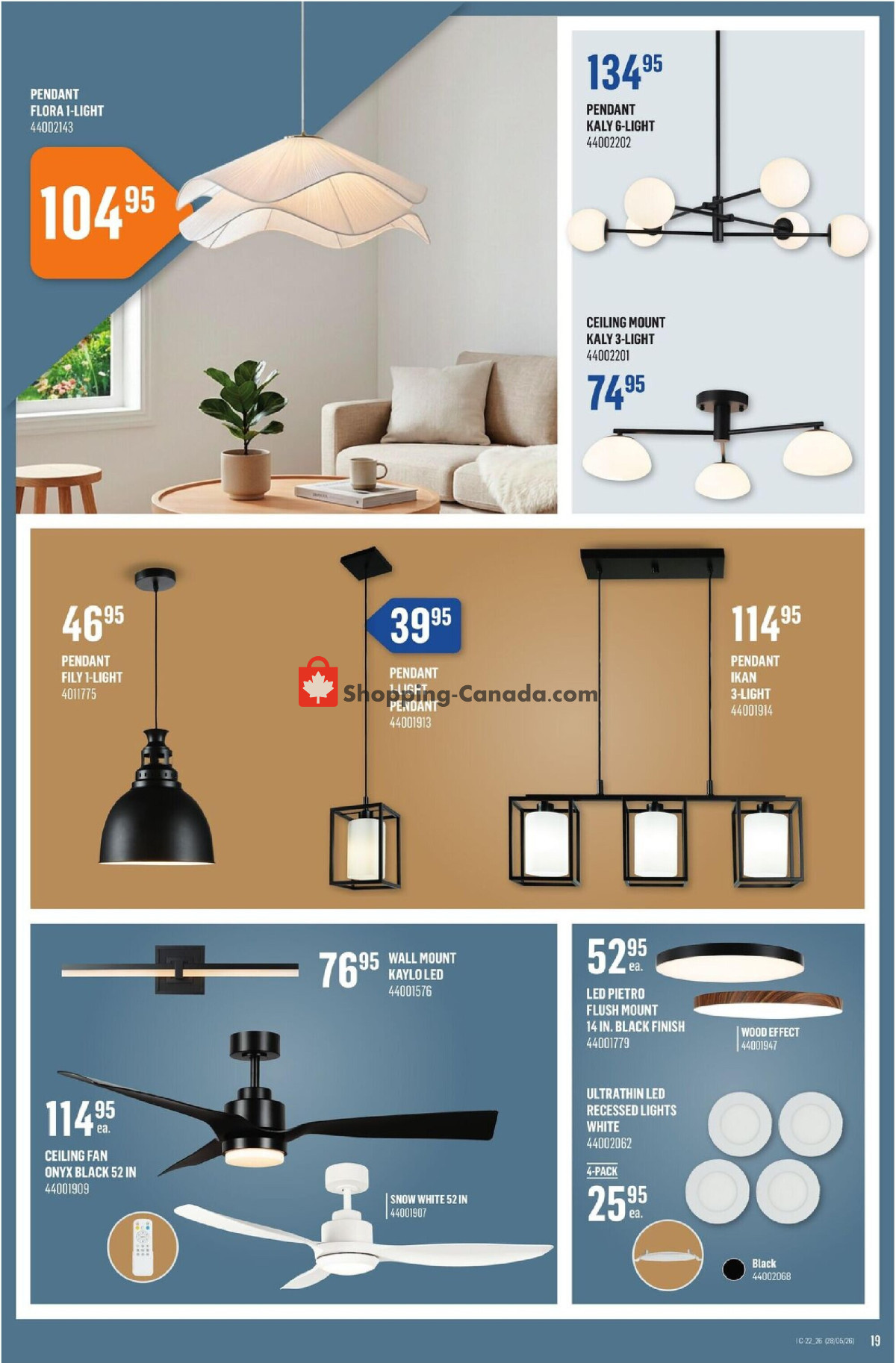 Canac flyer from Thursday May 28, 2026 to Wednesday June 3, 2026 - page 19