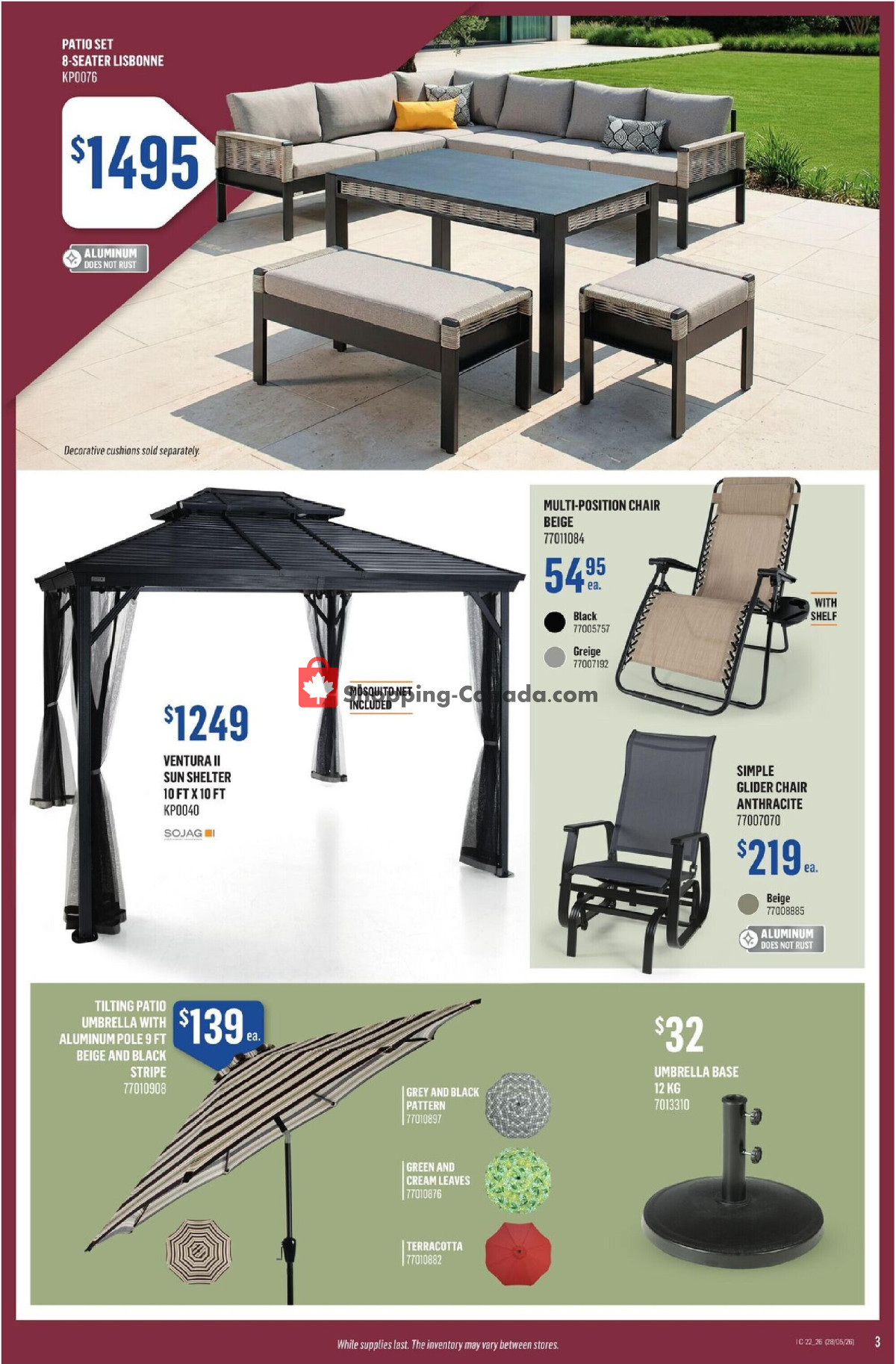 Canac flyer from Thursday May 28, 2026 to Wednesday June 3, 2026 - page 3