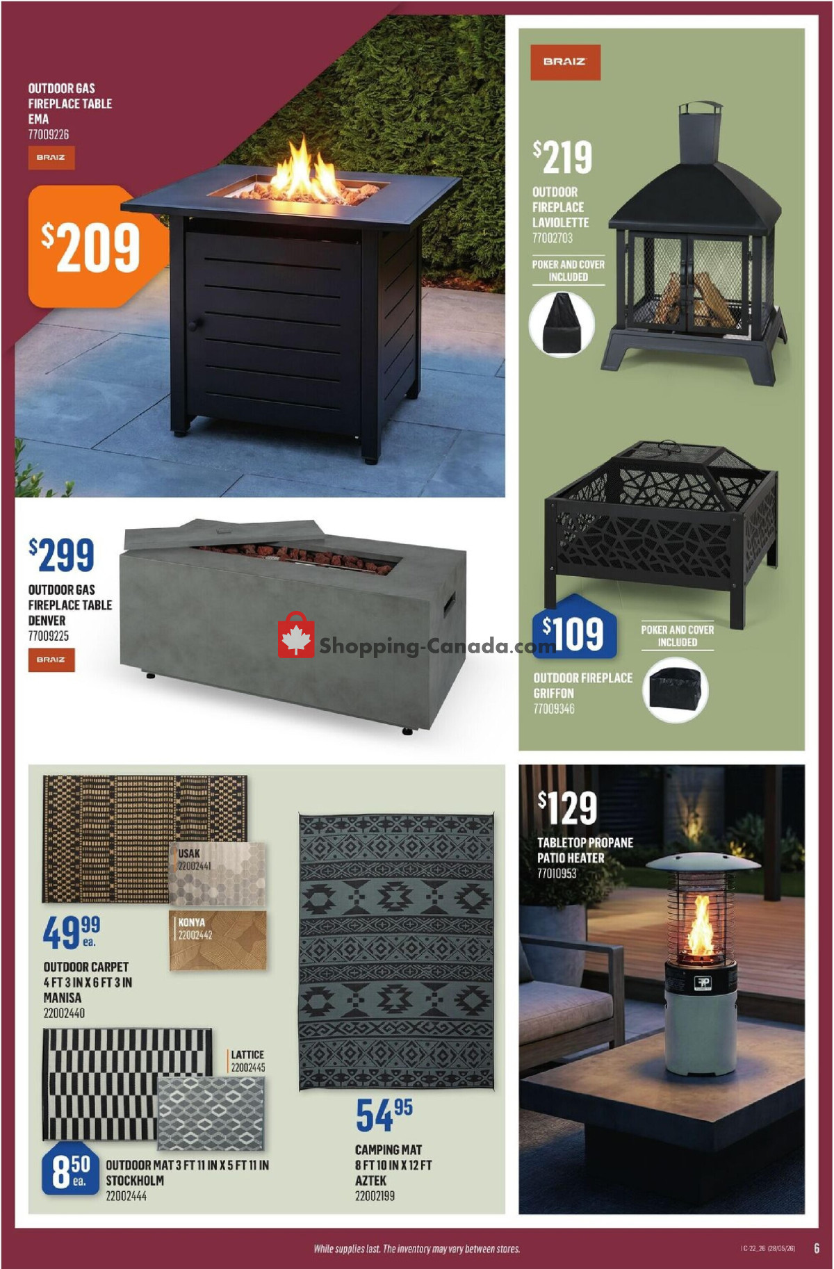 Canac flyer from Thursday May 28, 2026 to Wednesday June 3, 2026 - page 6
