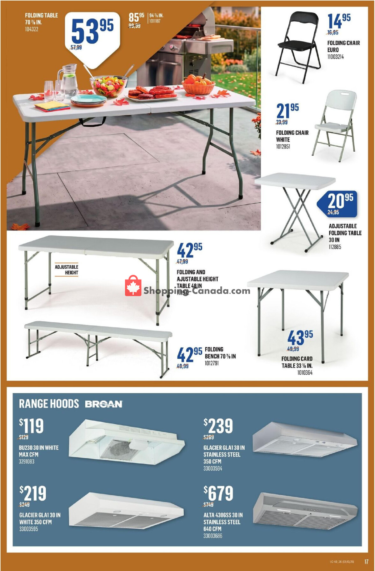 Canac flyer from Thursday October 1, 2026 to Wednesday October 7, 2026 - page 17