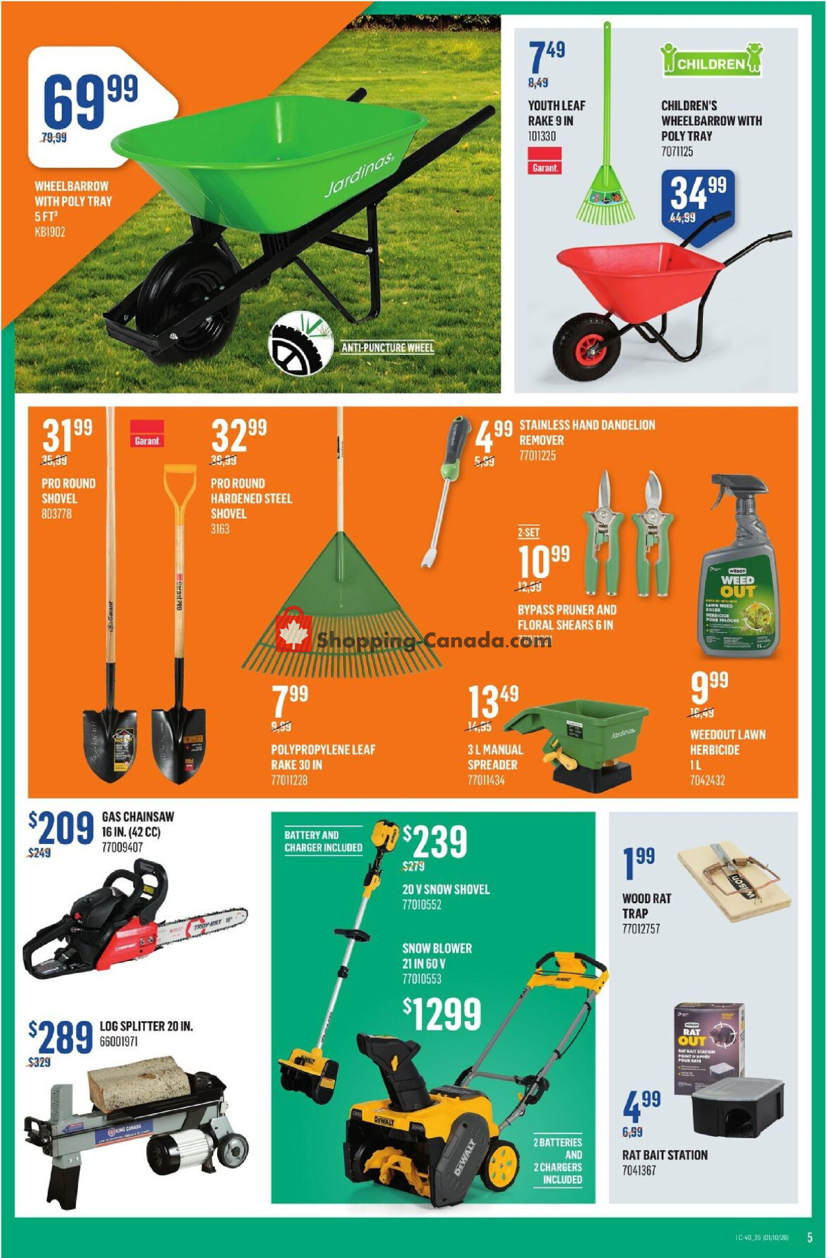 Canac flyer from Thursday October 1, 2026 to Wednesday October 7, 2026 - page 5