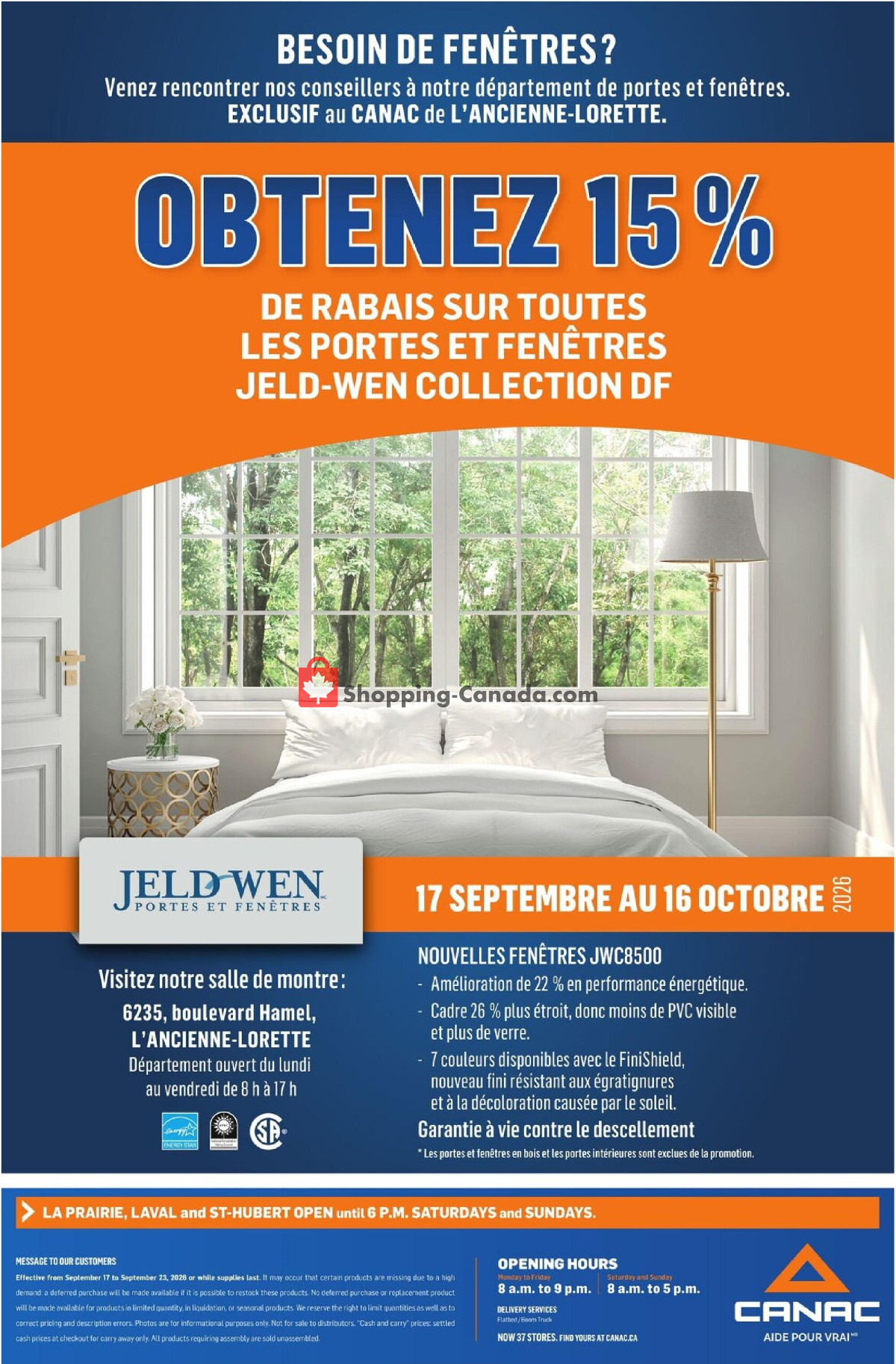 Canac flyer from Thursday September 17, 2026 to Wednesday September 23, 2026 - page 17
