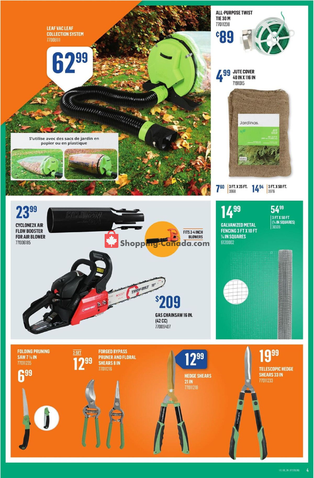 Canac flyer from Thursday September 17, 2026 to Wednesday September 23, 2026 - page 4