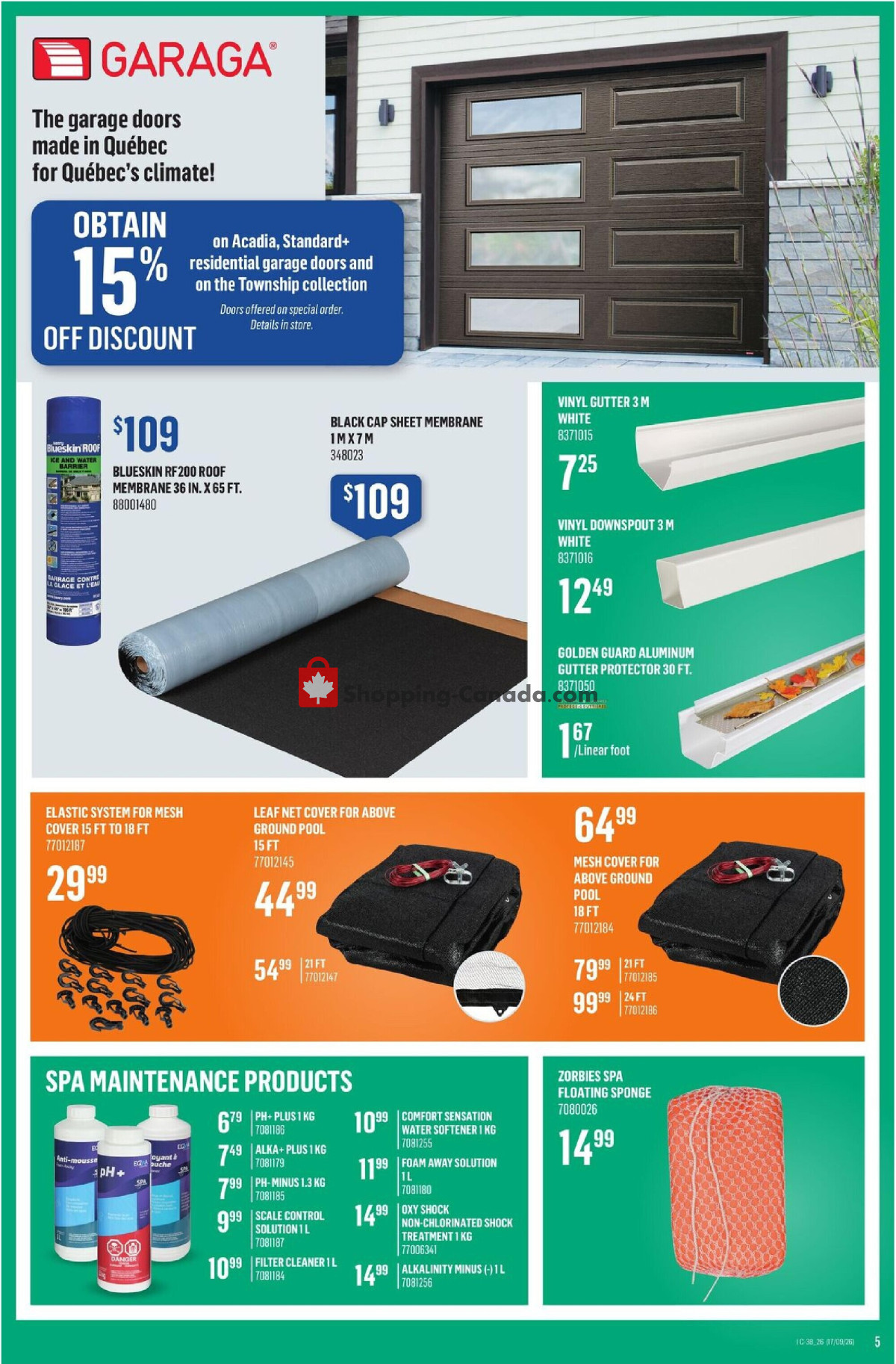 Canac flyer from Thursday September 17, 2026 to Wednesday September 23, 2026 - page 5
