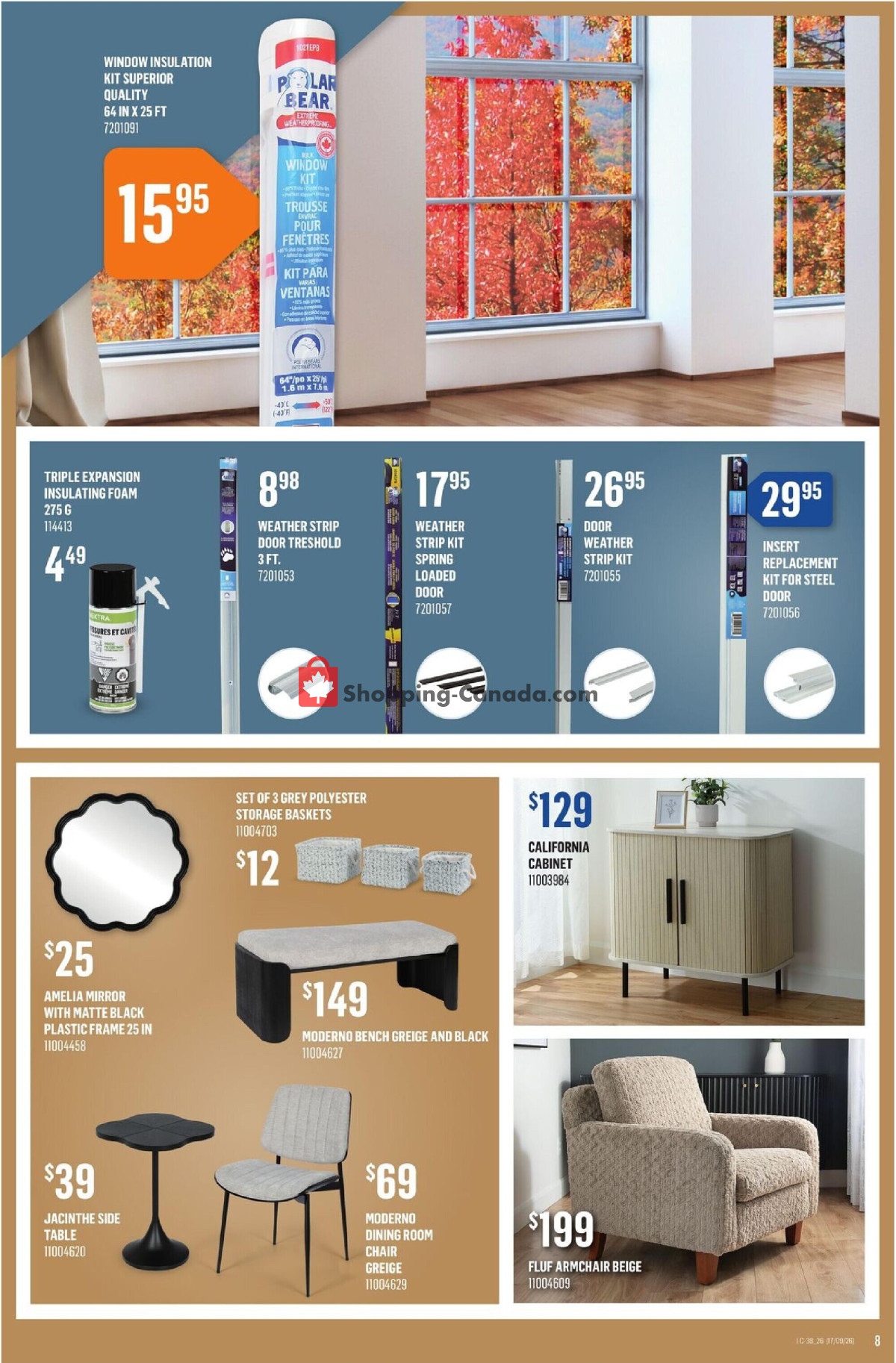 Canac flyer from Thursday September 17, 2026 to Wednesday September 23, 2026 - page 8