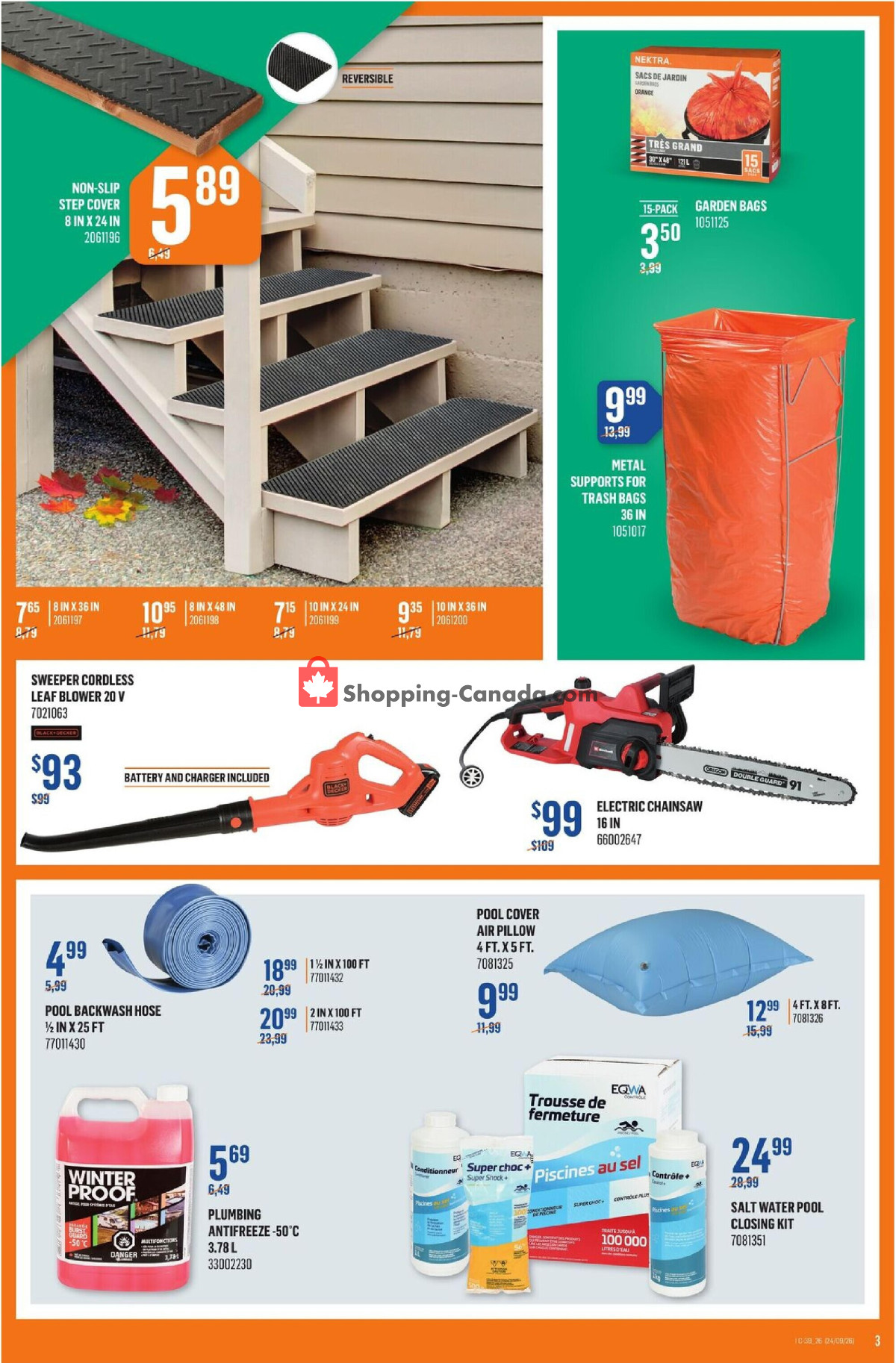Canac flyer from Thursday September 24, 2026 to Wednesday September 30, 2026 - page 3