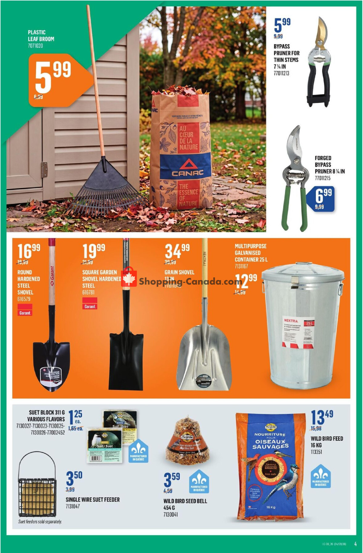 Canac flyer from Thursday September 24, 2026 to Wednesday September 30, 2026 - page 4