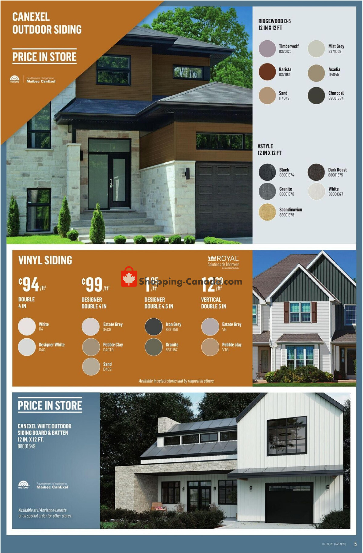 Canac flyer from Thursday September 24, 2026 to Wednesday September 30, 2026 - page 5