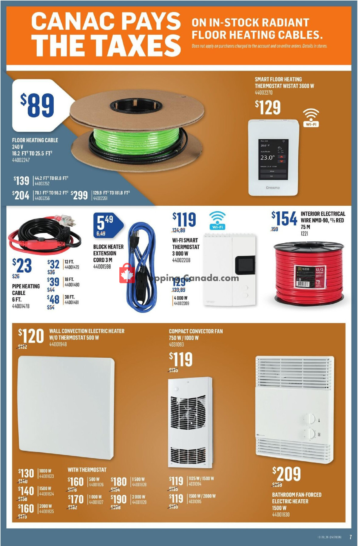 Canac flyer from Thursday September 24, 2026 to Wednesday September 30, 2026 - page 7