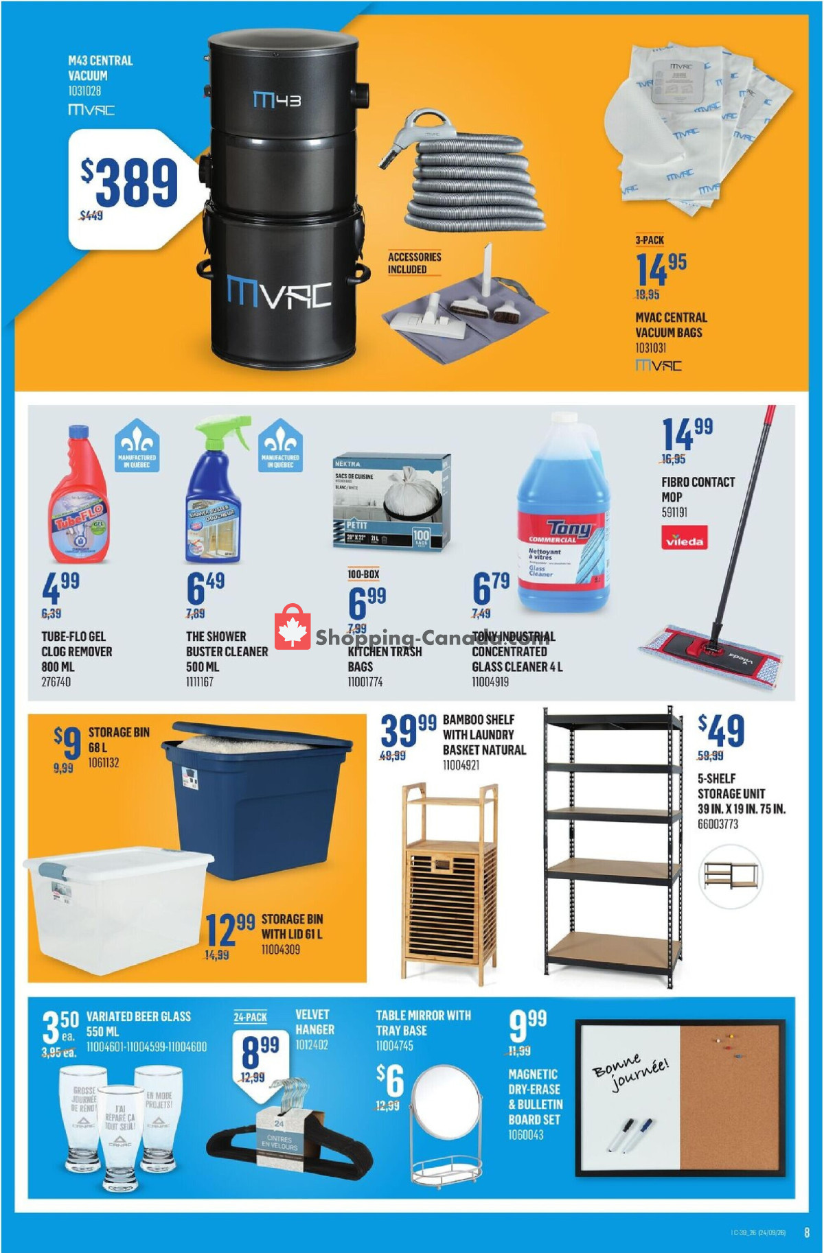 Canac flyer from Thursday September 24, 2026 to Wednesday September 30, 2026 - page 8