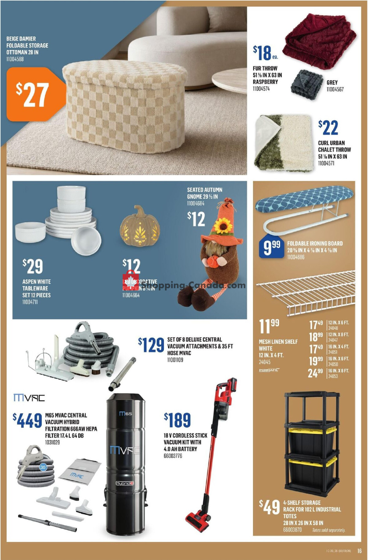 Canac flyer from Thursday September 3, 2026 to Wednesday September 9, 2026 - page 17