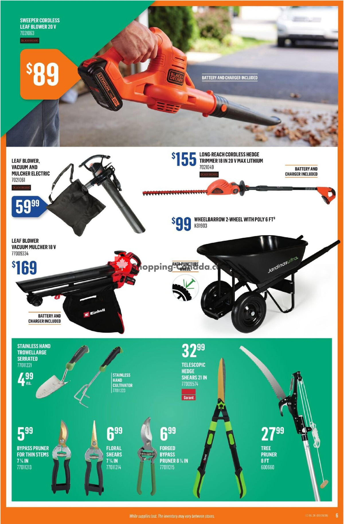 Canac flyer from Thursday September 3, 2026 to Wednesday September 9, 2026 - page 7