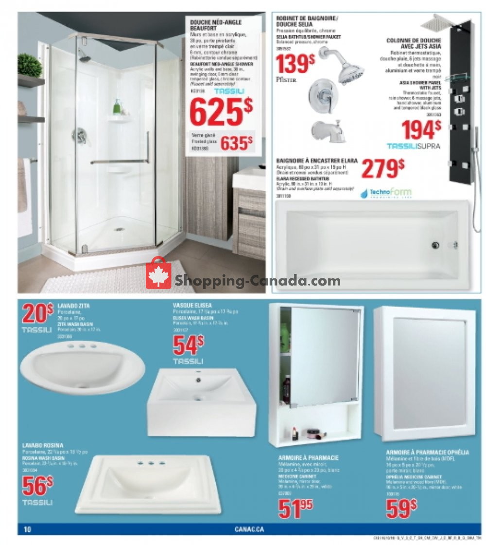 Canac flyer from Thursday October 18, 2018 to Wednesday October 24, 2018 - page 10