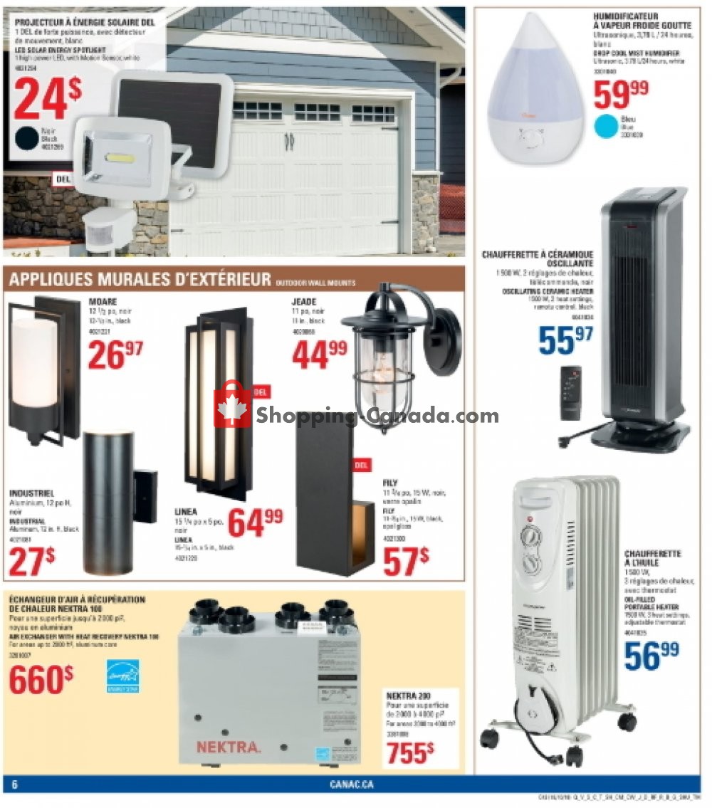 Canac flyer from Thursday October 18, 2018 to Wednesday October 24, 2018 - page 6