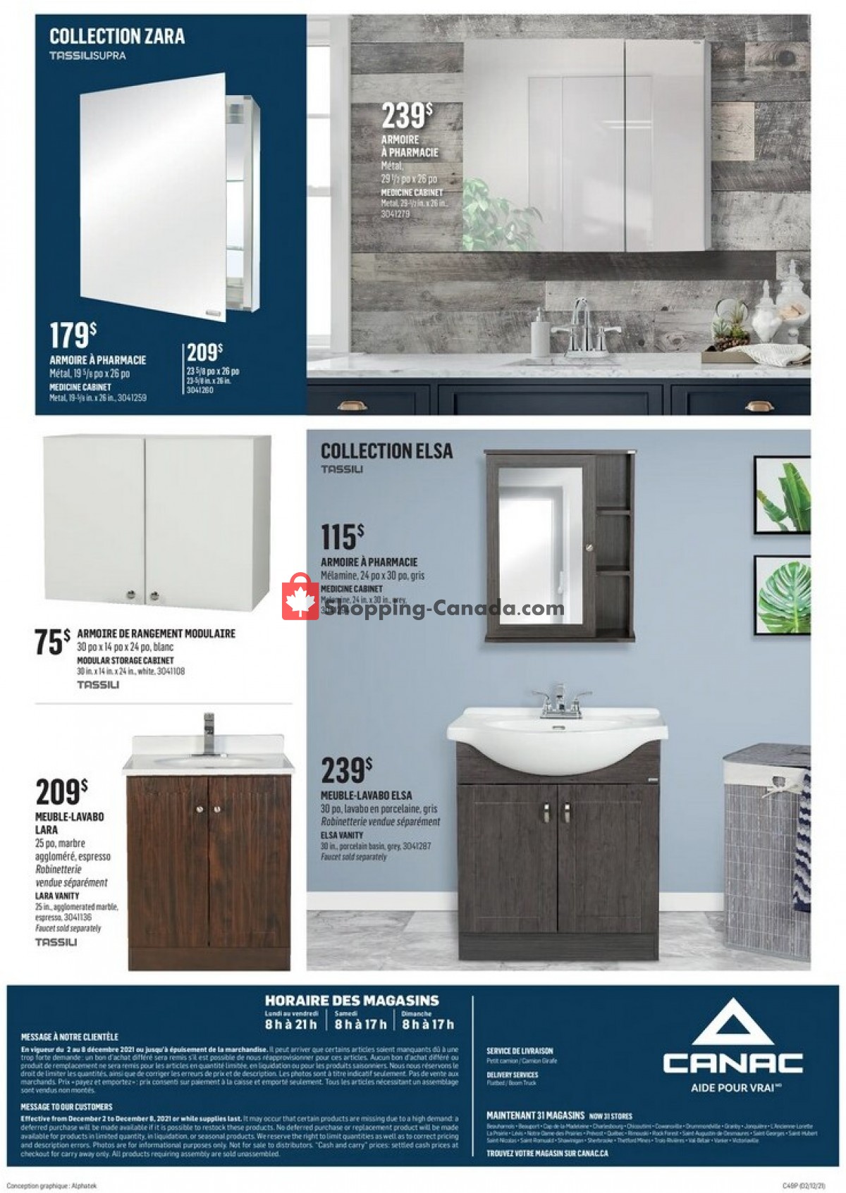 Canac flyer from Thursday December 2, 2021 to Wednesday December 8, 2021 - page 6