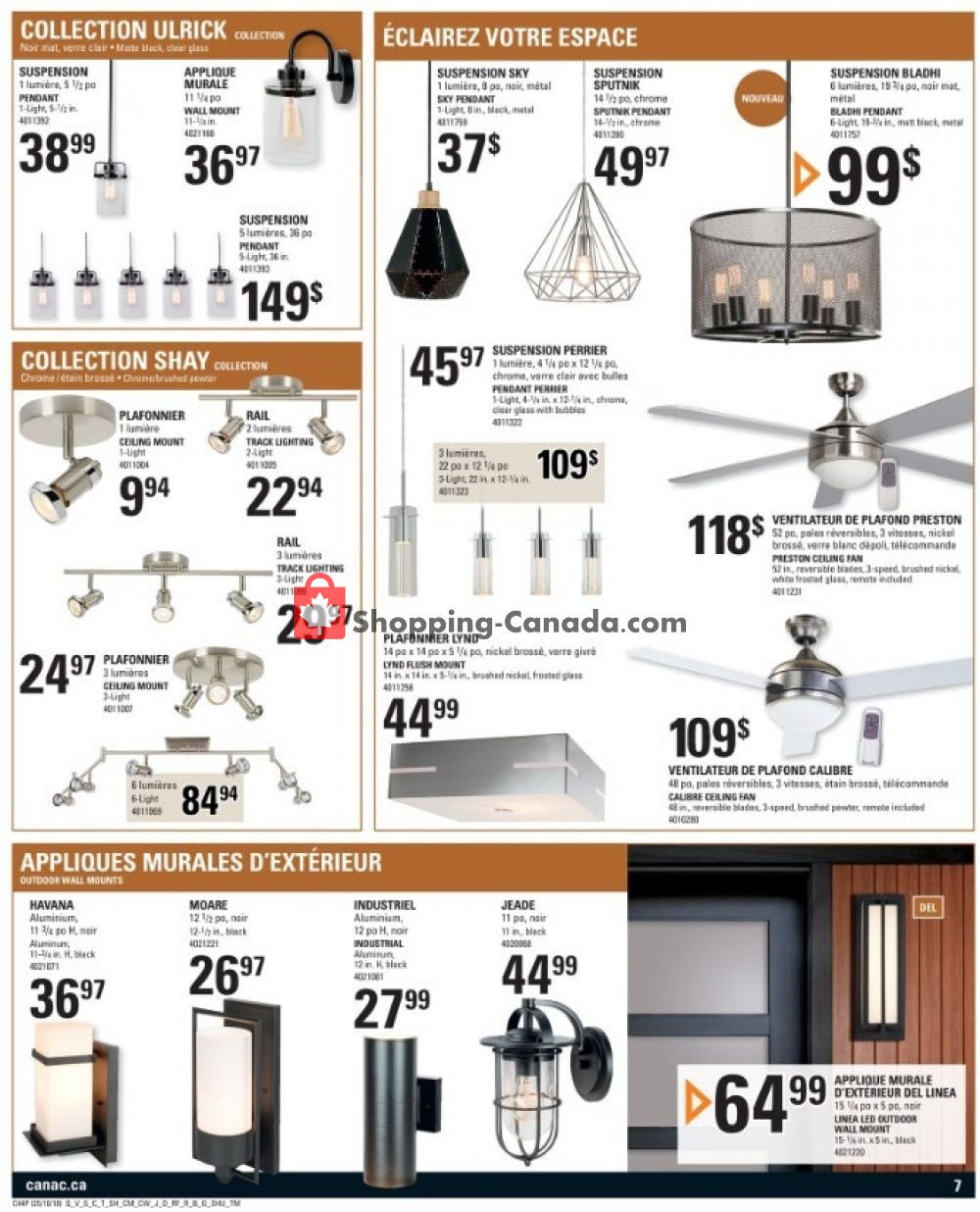 Canac flyer from Thursday October 25, 2018 to Wednesday October 31, 2018 - page 7