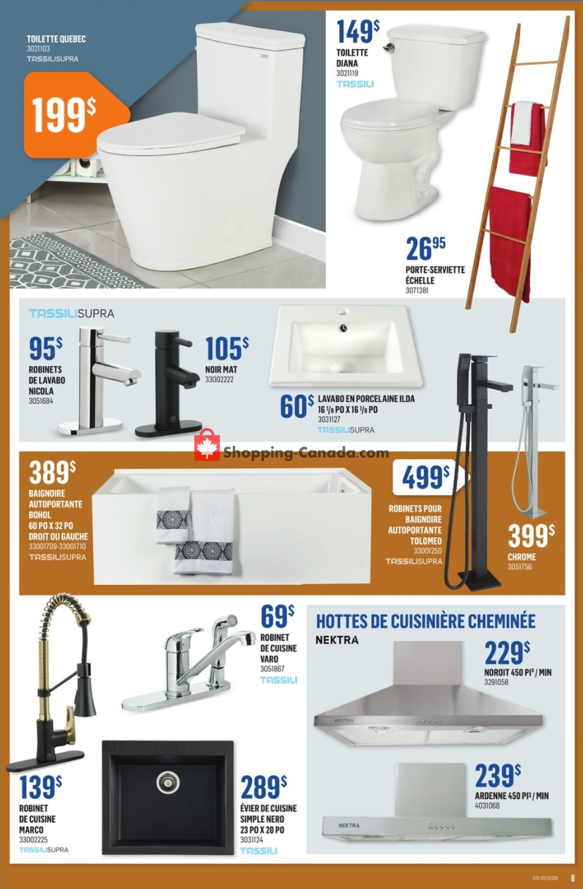 Canac flyer from Thursday December 21, 2023 to Wednesday January 3, 2024 - page 8