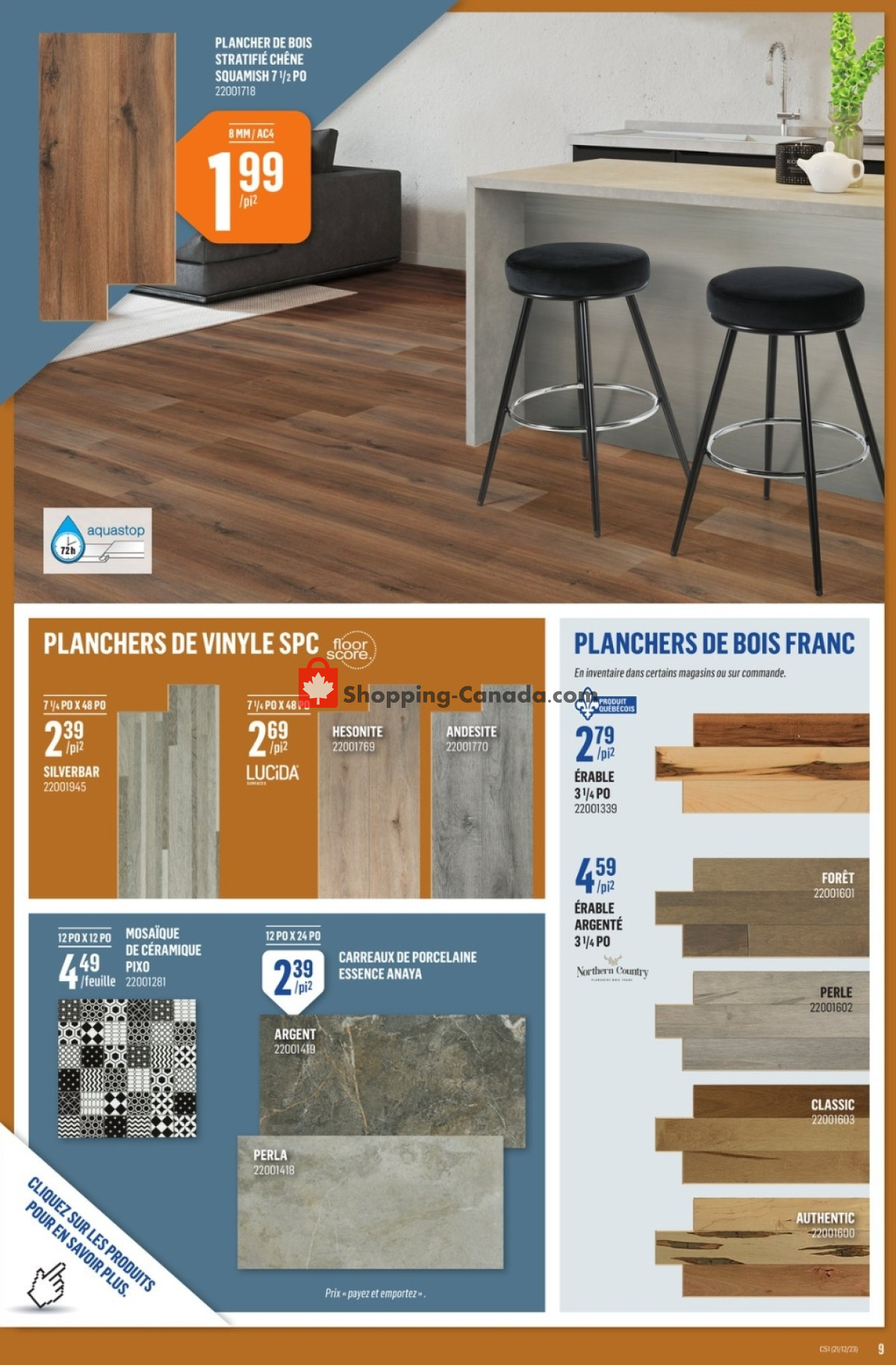 Canac flyer from Thursday December 21, 2023 to Wednesday January 3, 2024 - page 9