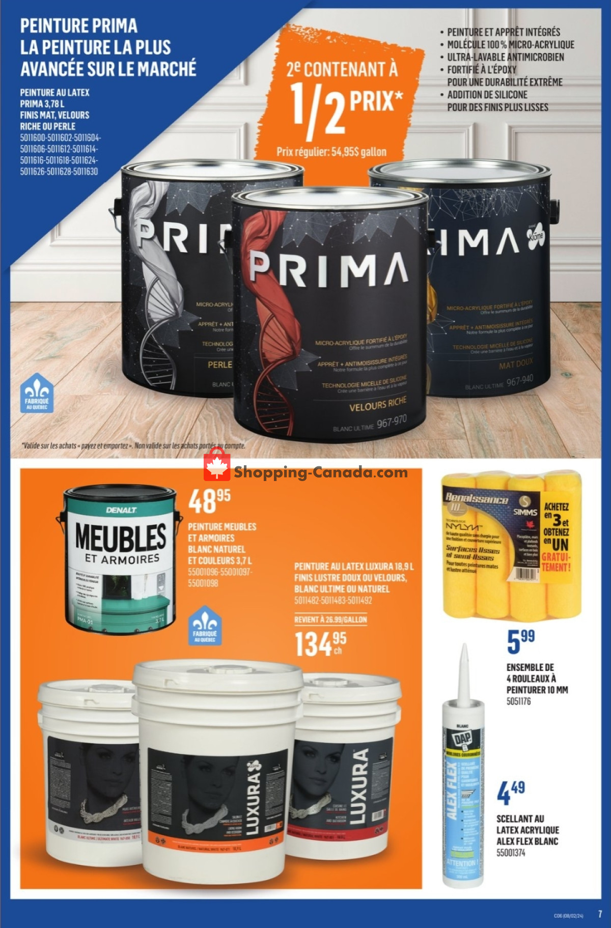 Canac flyer from Thursday February 8, 2024 to Wednesday February 14, 2024 - page 7