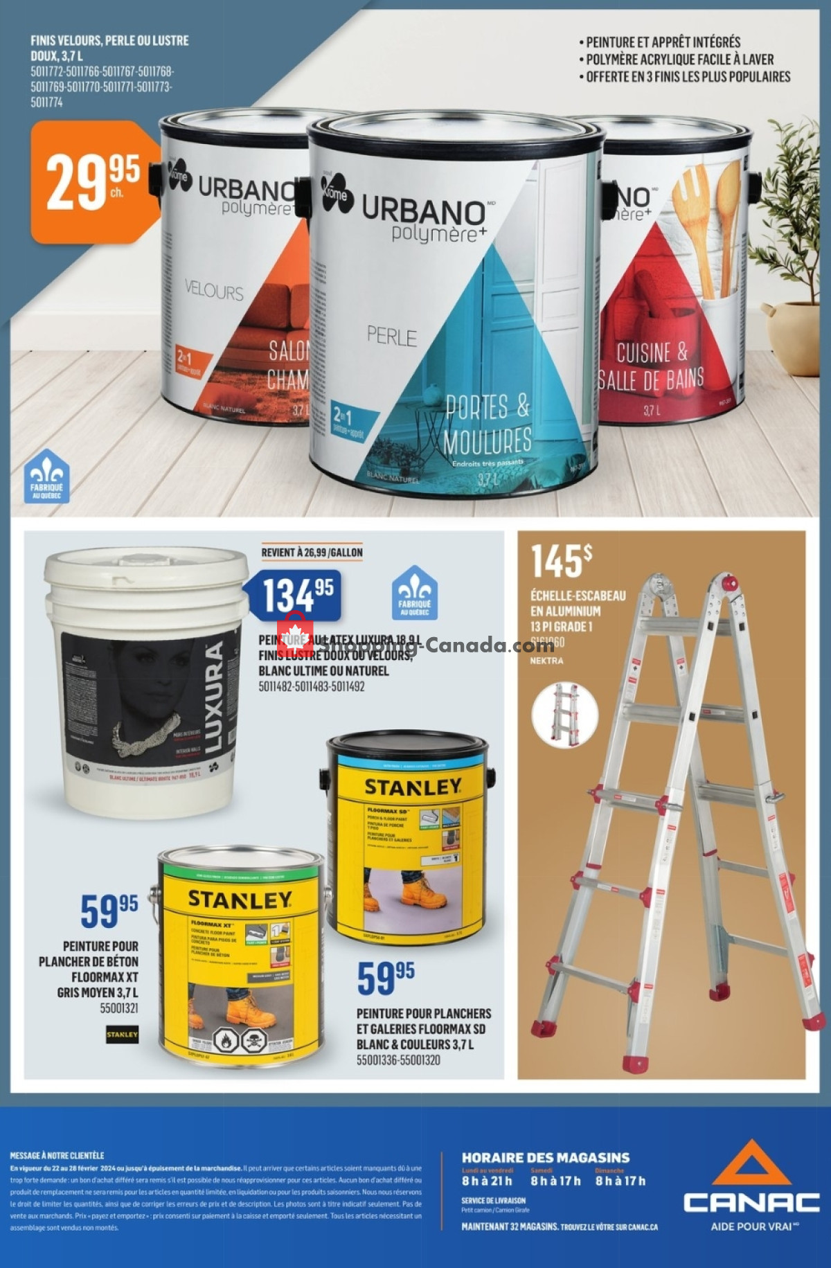 Canac flyer from Thursday February 22, 2024 to Wednesday February 28, 2024 - page 9