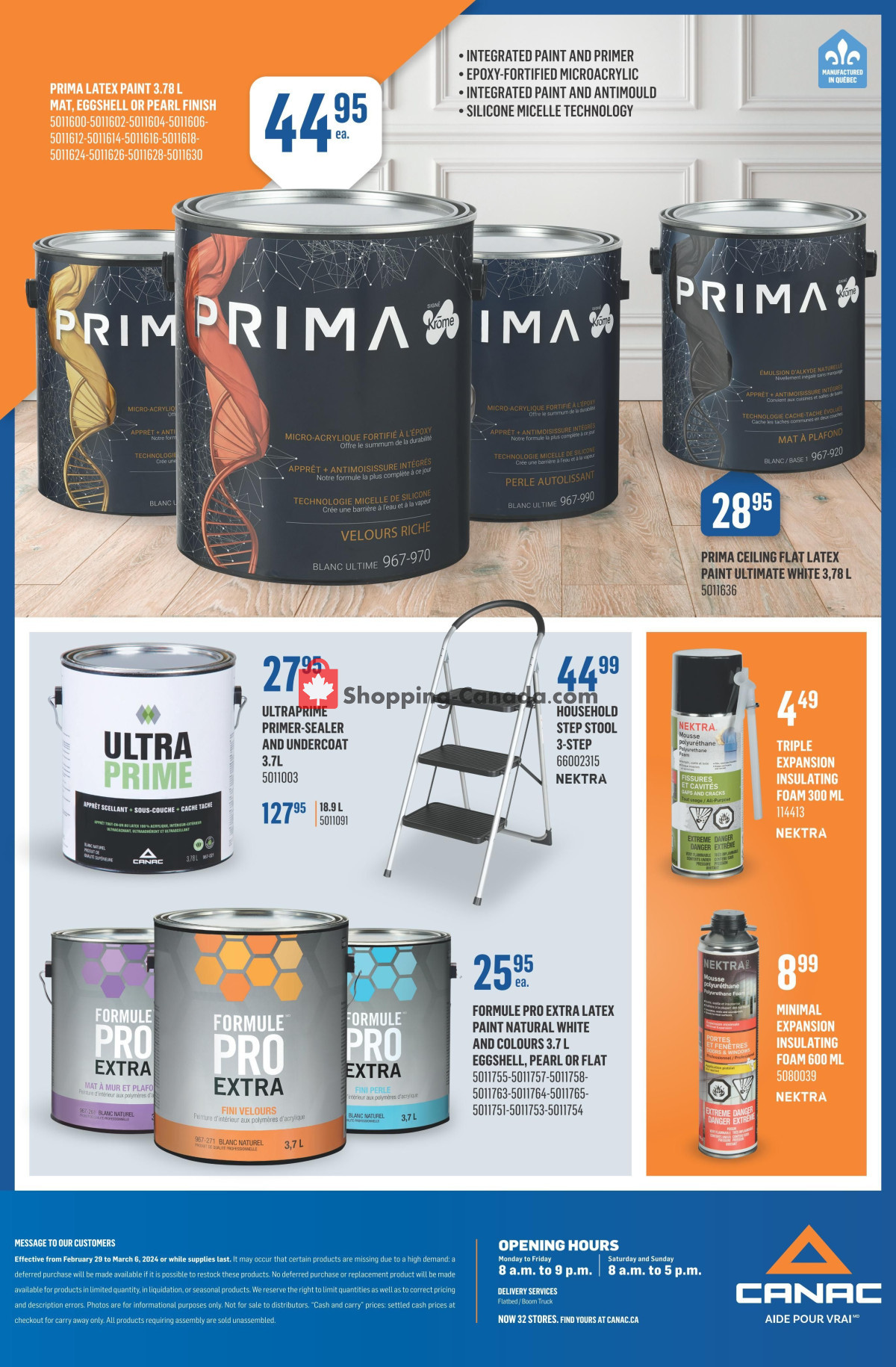 Canac flyer from Thursday February 29, 2024 to Wednesday March 6, 2024 - page 11