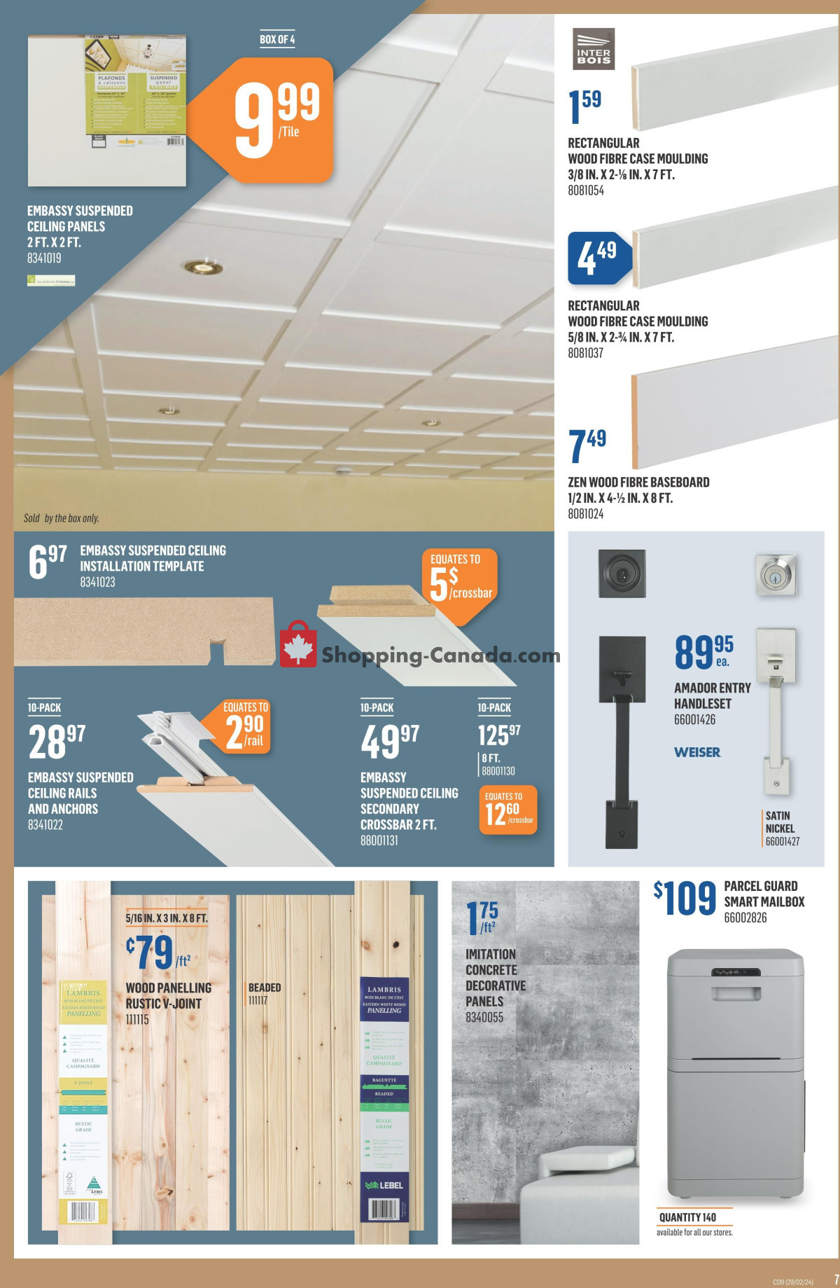 Canac flyer from Thursday February 29, 2024 to Wednesday March 6, 2024 - page 7